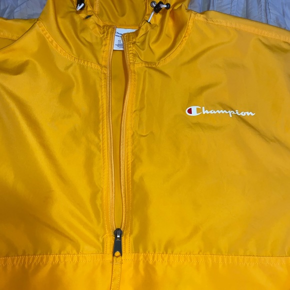 Yellow Champion Hoodie Zip Up NWOT - Picture 2 of 5